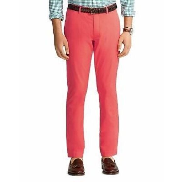 Polo Ralph Lauren Other - NWT Ralph Lauren polo spring red straight chino pants size 29x30 flaw
